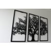 Vícedílný kovový obraz strom