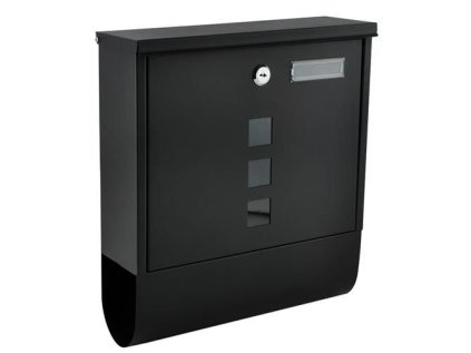 Poštová schránka (340x307x100mm), list: B4, farba: čierna