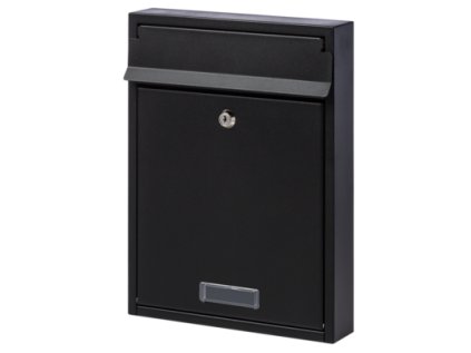 Poštová schránka (360x265x55mm), list: A4, farba: čierna(RAL9005)