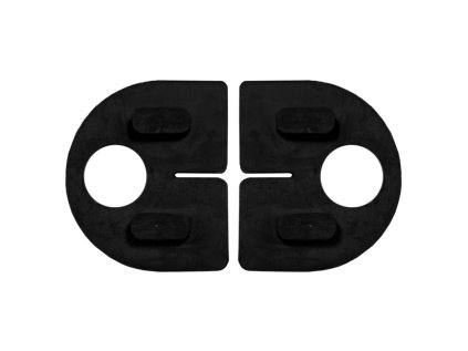 Gumičky na sklo 6 - 10,76 mm, na svorku skla oválnu (50x40x26), balenie: 2ks, na svorky skla N01.50D1.4BS / 4XS/ 4BP