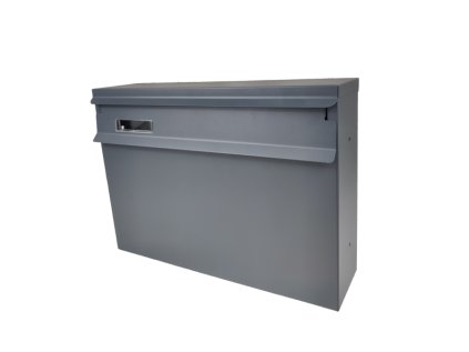 Poštová schránka do bránky (395x306x103mm) farba: Antracit RAL7016