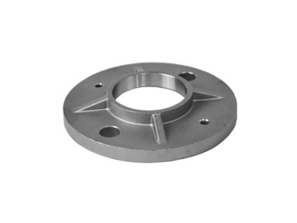 Príruba na trubku ø 42.4mm (100x16mm), surový povrch/ nerez AISI316
