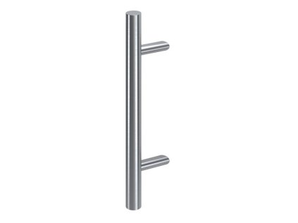 Nerezové madlo na dvere odskočené jednostranné ø32mm, brúsený povrch K320/nerez AISI304 (Akosť AISI304, Dĺžka 800 mm, B: 600 mm, Povrch Brúsený K320)