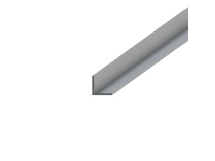 Hliníkový L - profil 20x20x2mm, dĺžka 3000 a 6000mm, prirodný hlíník bez povrchovej úpravy, materiál EN AW-6060/T66 (Dĺžka 3 000 mm)
