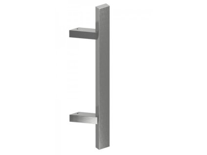 Nerezové madlo na dvere odskočené jednostranné 40x20mm, brúsený povrch K320/nerez AISI304 (Akosť AISI304, Dĺžka 500 mm, B: 300 mm, Povrch Brúsený K320)