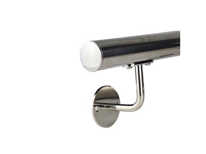 Nerezové madlo 42.4 mm na stenu, leštený povrch/ nerez AISI304