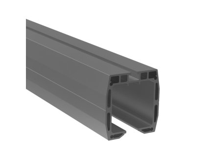 Hliníkový C- profil 90x95 mm pre samonosnú bránu, dĺžka(L): 6000mm, farba: Antracit RAL7016, materiál: hliník AL