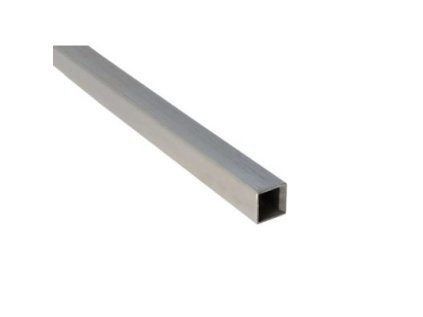 Jokel 25x25x2,0 mm, brúsený povrch K320/nerez AISI304 (Akosť AISI304, Dĺžka 1 000 mm, Povrch Brúsený K320)
