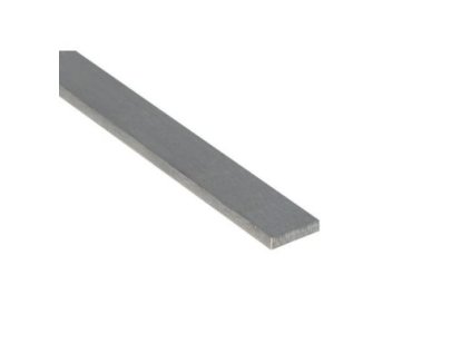Plochá oceľ 25x5mm, kartáčovaný povrch/ nerez AISI304 (Akosť AISI304, Dĺžka 1 000 mm, Povrch Surový povrch)