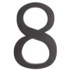 Číslo domové 0 - 9 (180x12mm), plast, farba: čierna
