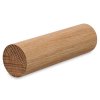 Drevený profil guľatý 42 mm  materiál: dub brúsený bez povrchovej úpravy (Dĺžka 4 000 mm, Materiál dub, Povrch brúsený bez náteru)