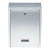 Poštová schránka do bránky alebo oplotenia (400x295mm), pozinkovaný povrch/oceľ