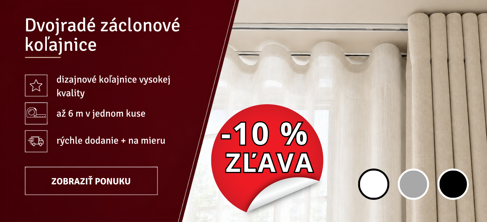 Dvojradé koľajnice zľava 10%