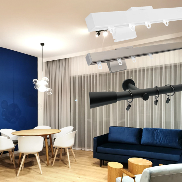 Garnýž nebo kolejnice? Jaké řešení je lepší pro moderní interiér