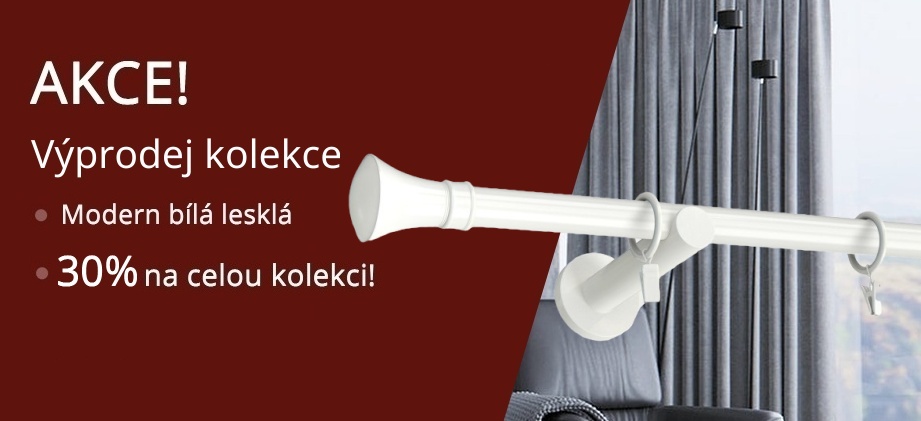 Doprodej Modern bílá lesklá