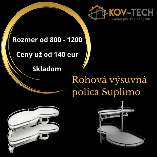 Rohová polica Suplimo