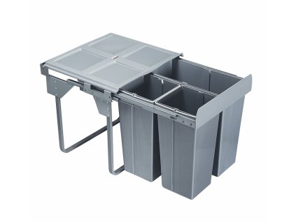 3210 vysuvny odpadkovy 3 kos komfort montazny set pre uchyt dvierok 1x34l 2x17l