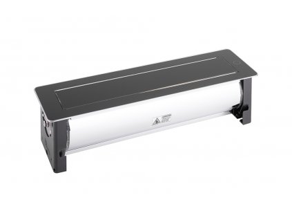 Elektrická zásuvka VERSATURN 3x 230V, 1xUSB A/C otočná