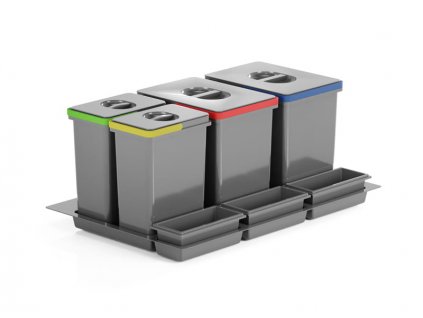 Kôš odpadkový WS-500, /800-2x15L+2x7L/