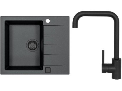 set alveus drez cadit 10 black edition black 91 baterie oz cerna matna