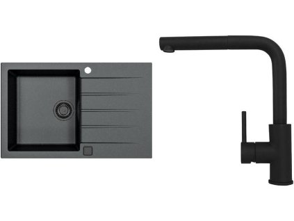 set alveus drez cadit 20 black edition black 91 baterie zeos p cerna matna