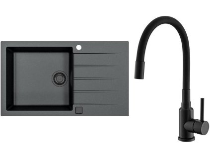 set alveus drez cadit 40 black edition black 91 baterie mintas cerna matna