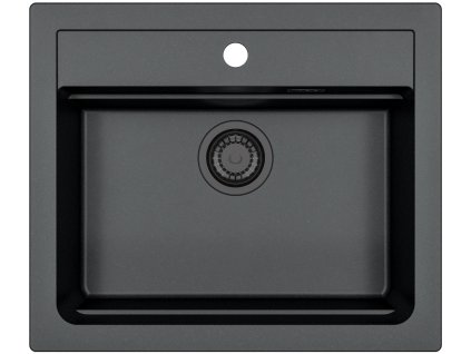 kuchynsky drez alveus atrox 30 black edition black 91