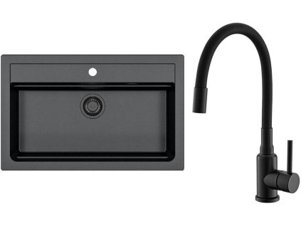 set alveus drez atrox 40 black edition black 91 baterie mintas cerna matna