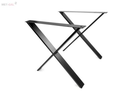 Stolová podnož DN-974, profil A 80x20, čierna matná