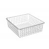 Kôš Strong Roller drôtený - 536x494x175mm, biely