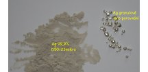 Stříbro práškové jemné 99,9%, 1g
