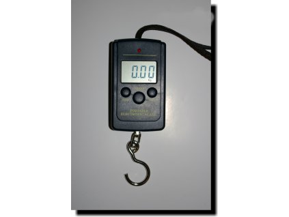 Digitální mincíř, závěsná váha do 40kg/10g, černý