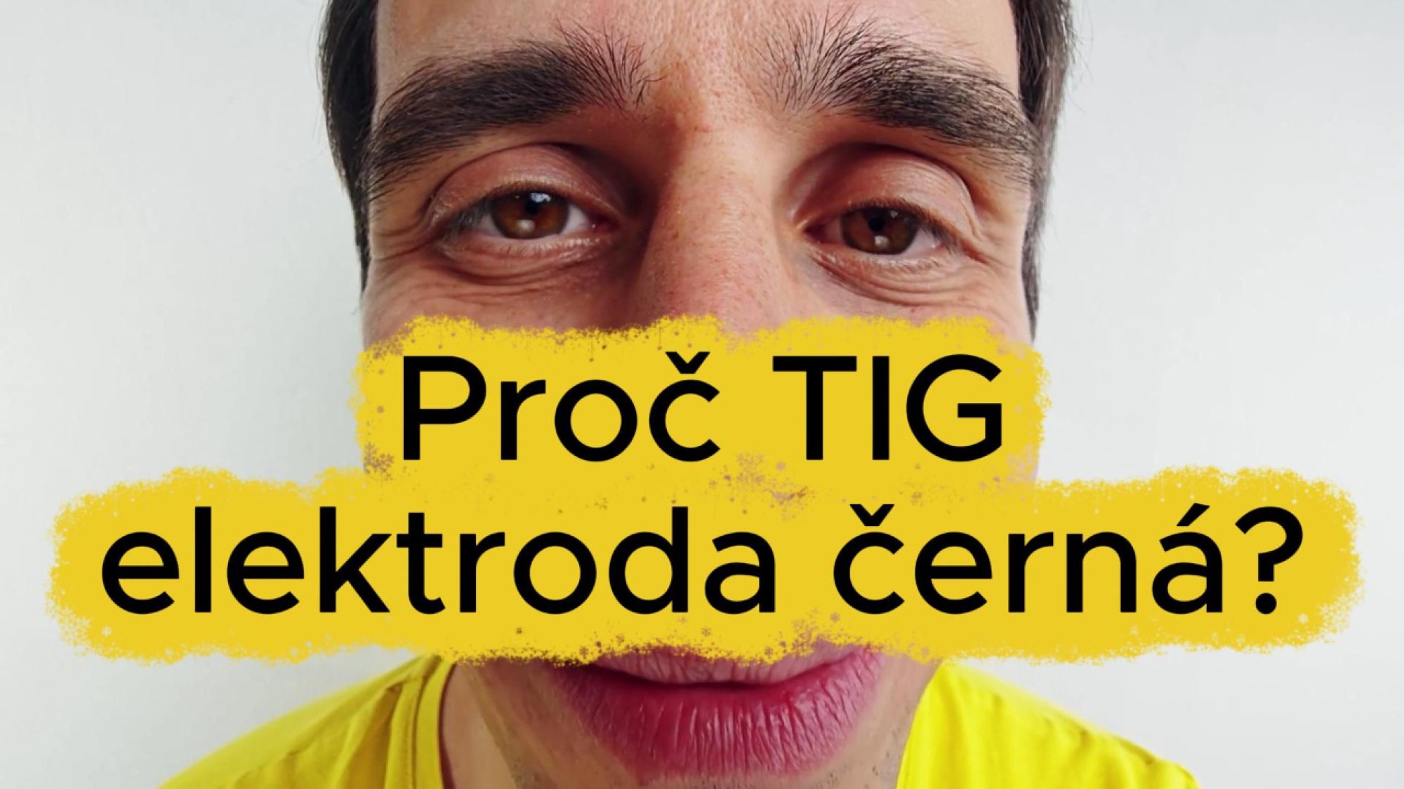 21. Proč wolframová elektroda černá?