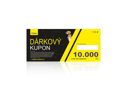 922 darcekova poukazka 10000kc