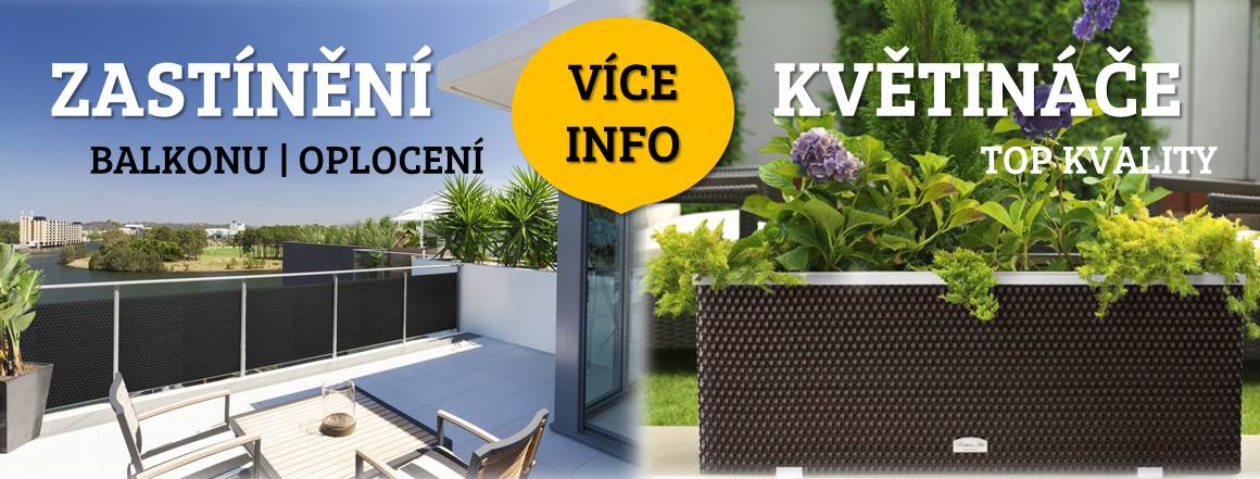 RATTAN ART zastínění balkonu, terasy, plotu a květináče top kvality