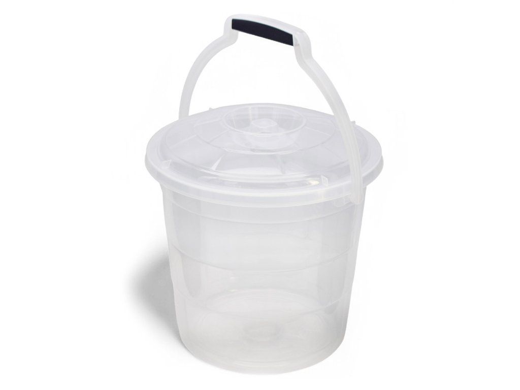 Vědro 15L PH s víkem TRG čiré - Kozáček Velkoobchod s.r.o.