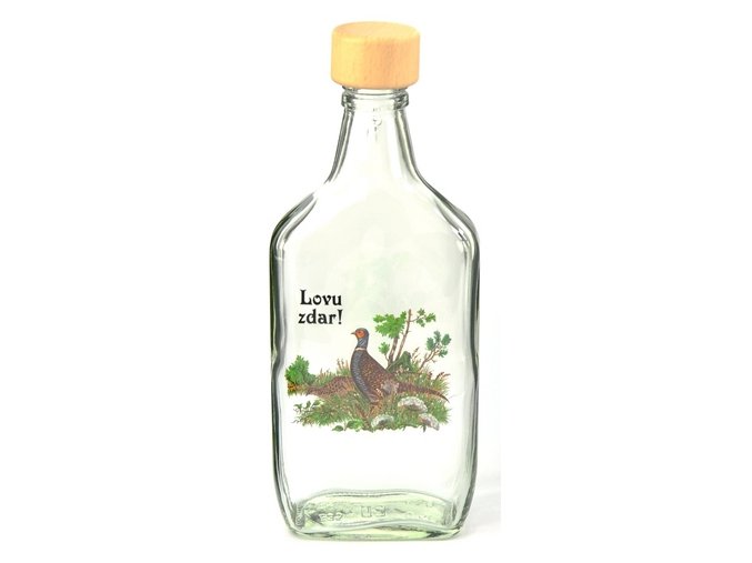 Láhev sklo  500ml BACKSTEIN s víčkem LOV