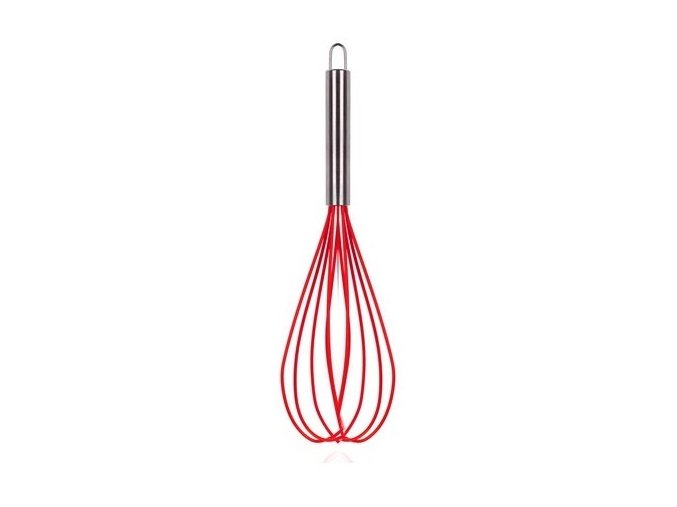 Metla šlehací nerez/silikon 25cm  CULINARIA RED