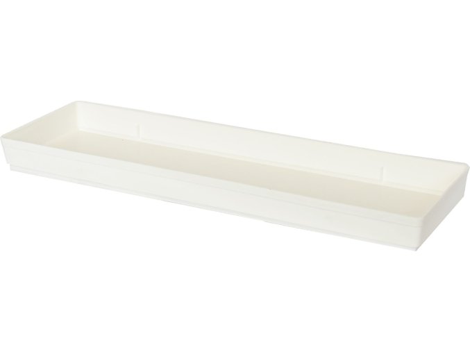 Miska pod truhlík 40cm bílá  CZ