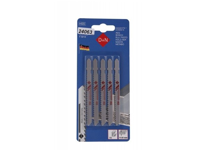 Pila přímočará D+N Bosch 75/3mm 5ks