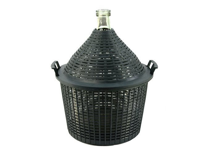 Demižon skleněný v plastu 25L (balík max.2ks)