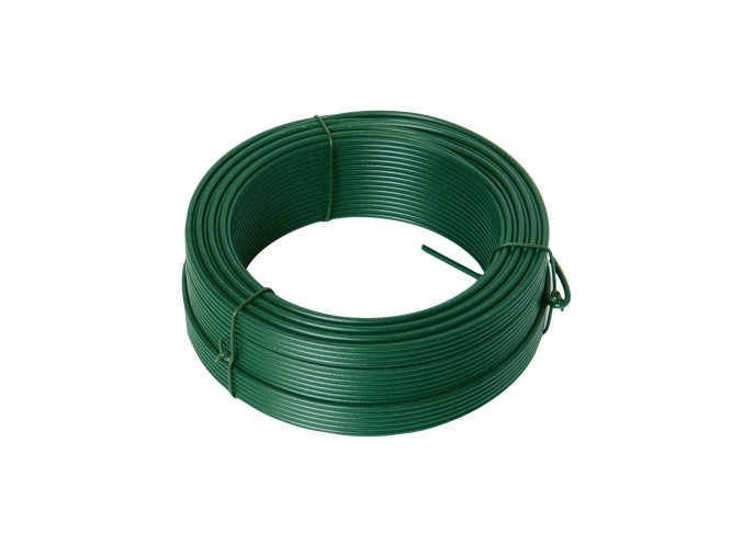 Drát napínací 3,4mm/52m PVC zelený  FESTA