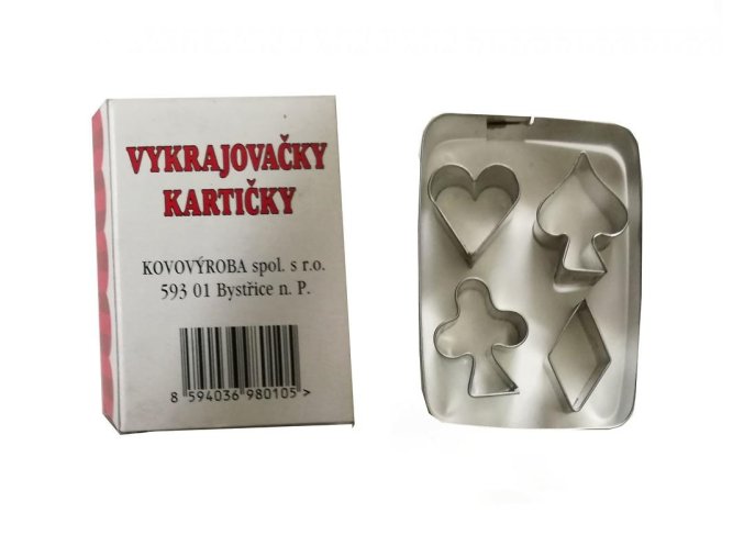 Vykrajovačka karty 65x50mm  CZ