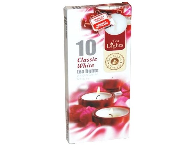 Svíčky čajové 10ks  CLASSIC