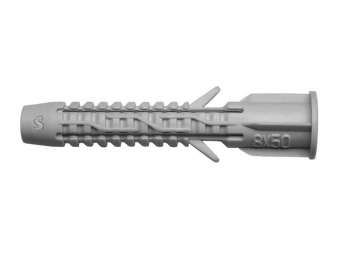Hmoždinka uzlovací čtyřhran  8/50mm ZUM SMART (odběr bal. 50ks)