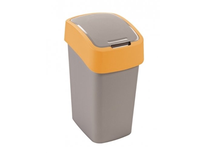 Koš odpadkový výklopný 10L  FLIPBIN stříbrná/oranžová