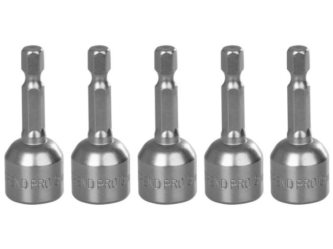 Gola hlavice ořech 12mm s trnem, magnet 5ks