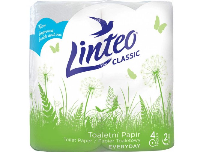 Toaletní papír 2vrstvý 4 role LINTEO