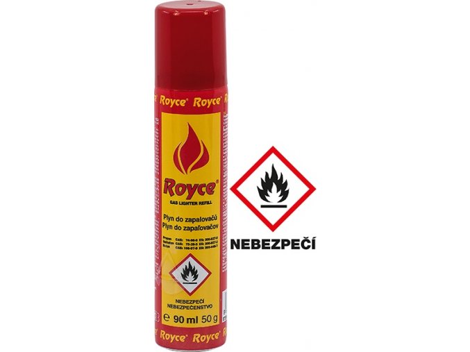 Plyn do zapalovačů 90ml  ROYCE