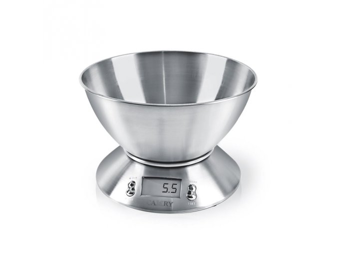 Váha kuchyňská digitální  5kg nerez s mísou  NINA